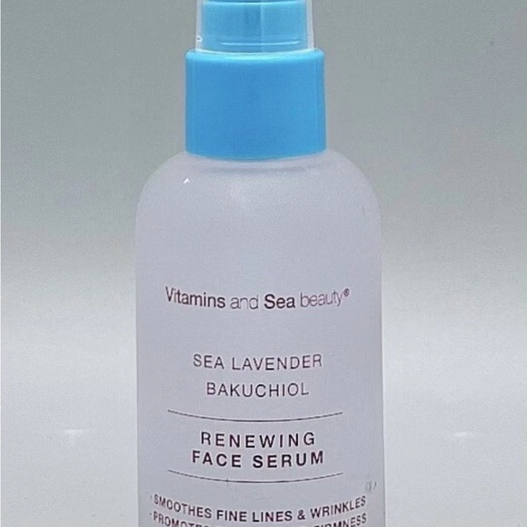 Vitamins And Sea Beauty Renewing Face Serum Sea Lavender & Bakuchiol NEW PC - Picture 2 of 3